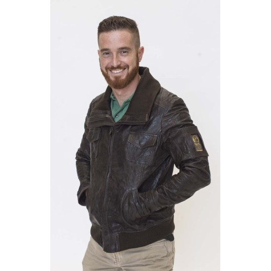 Drass Men's Leather Jacket