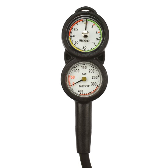 SEAC Console 3 Pressure and Depth Gauge with Compass