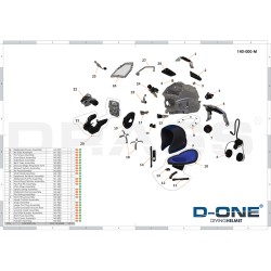 D-ONE Diving Helmet (Air Pod)